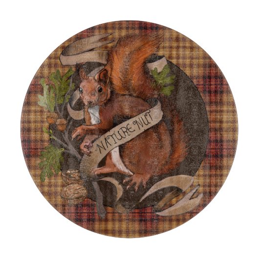 Planche À Découper Écureuil de la nature (Devant)