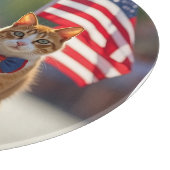 Planche À Découper Écureuil patriotique et chat (Coin)