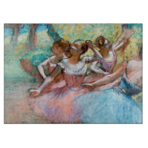Planche À Découper Edgar Degas - Quatre ballerines sur scène