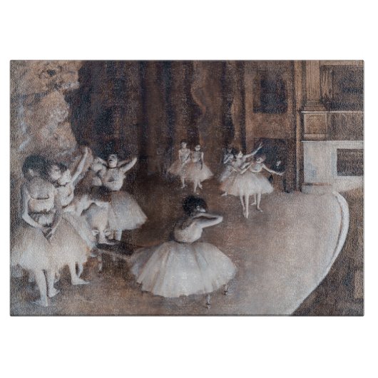 Planche À Découper Edgar Degas - Répétition de ballet sur scène (Devant)