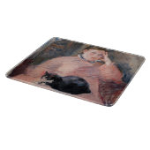 Planche À Découper Edouard Manet - Femme avec chat (Coin)