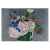 Planche À Découper Edouard Manet - Fleurs dans un Vase de Cristal (Devant)