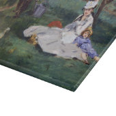 Planche À Découper Edouard Manet - La famille Monet dans son jardin (Coin)