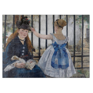 Planche À Découper Edouard Manet - La Gare