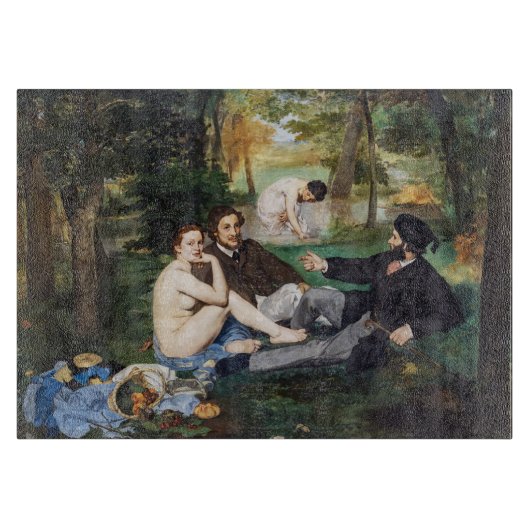 Planche À Découper Edouard Manet - Le déjeuner sur l'herbe (Devant)