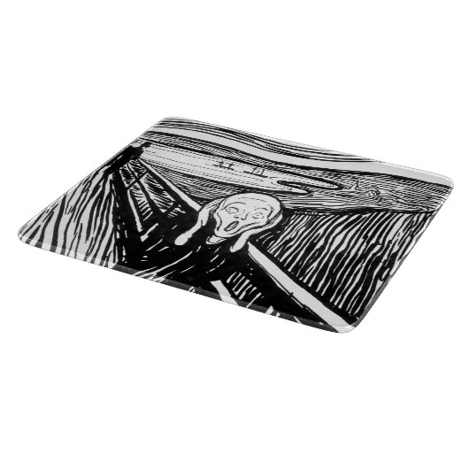Planche À Découper Edvard Munch - La lithographie de cri (Coin)