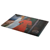 Planche À Découper Edvard Munch - Rouge et Blanc (Coin)