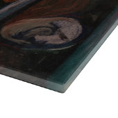 Planche À Découper Edvard Munch - Rouge et Blanc (Coin)