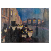 Planche À Découper Edvard Munch - Soirée sur Karl Johan Street (Devant)