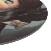 Planche À Découper Edwin gothique oiseau noir corbeau grunge (Coin)