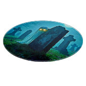 Planche À Découper Eerie Glimpse du fantôme du cimetière (Coin)