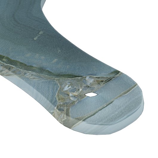 Planche À Découper Effet de marbre bleu (Coin)