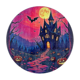 Planche À Découper Éffrayant Halloween Haunted Mansion Art