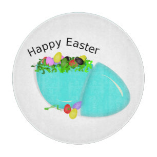 PLANCHE À DÉCOUPER EGG "HAPPY EASTER"