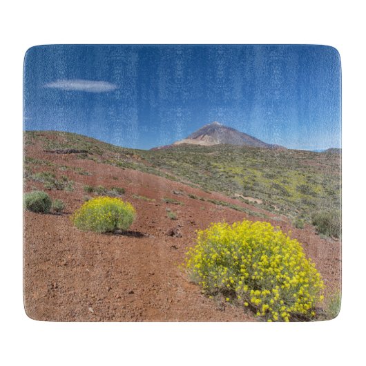 Planche À Découper El Teide au printemps (Devant)