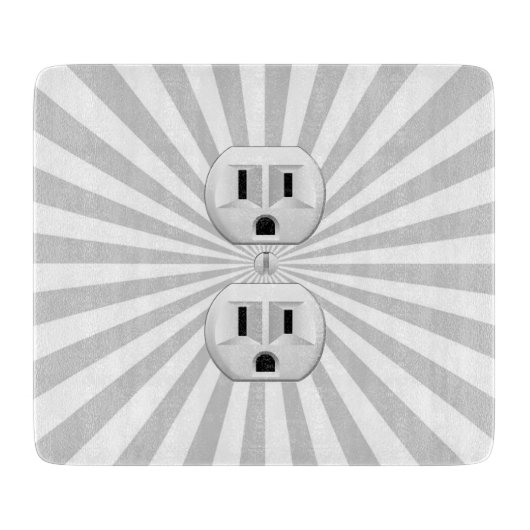 Planche À Découper Electric plug Wall Outlet Fun Customize This ! (Devant)