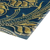 Planche à découper Élégance Bleu Doré (Coin)