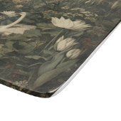 Planche À Découper Élégance botanique - Le cygne dans la forêt (Coin)