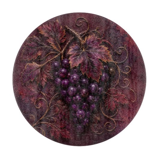 Planche À Découper Élégance du vignoble royal (Devant)