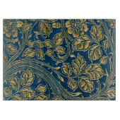 Planche À Découper Élégance Fleur Dorée   (Devant)