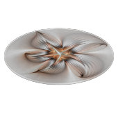 Planche À Découper Élégance florale Art Abstrait fractal moderne (Coin)