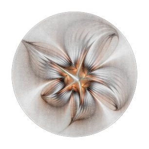 Planche À Découper Élégance florale Art Abstrait fractal moderne