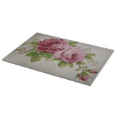Planche À Découper Élégance Rose Vintage (Coin)