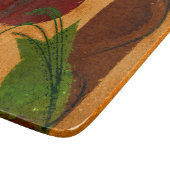 Planche À Découper Elégance rustique - Automne géométrique Abstrait (Coin)