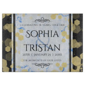 Planche À Découper Élégant 18ème anniversaire de Mariage de porcelain (Devant)