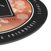 Planche À Découper Élégant 32ème anniversaire de Mariage de bronze (Coin)