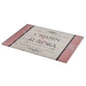 Planche À Découper Élégant 37e anniversaire du Mariage Alabaster (Coin)