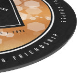 Planche À Découper Élégant 49ème anniversaire de Mariage de cuivre (Coin)