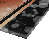 Planche À Découper Élégant 8ème 32ème anniversaire de Mariage de bron (Coin)