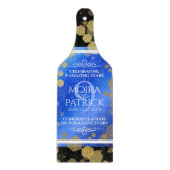 Planche À Découper Élégant 9e anniversaire Mariage Lapis Lazuli (Devant)