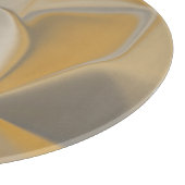 Planche À Découper Élégant Abstrait jaune Pétale blanc Corner Floral (Coin)