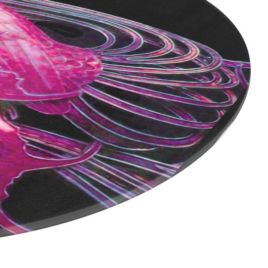 PLANCHE À DÉCOUPER ELÉGANT CACK EN GÂTEAU NOIR DE FUCHSIA ROSE (Coin)