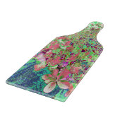 Planche À Découper Élégant Corail et Chartreuse Limelight Hydrangea (Coin)