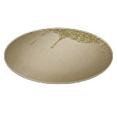 Planche À Découper Élégant Glitterie Or Fondu (Coin)