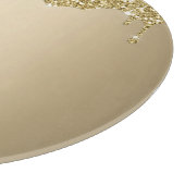 Planche À Découper Élégant Glitterie Or Fondu (Coin)