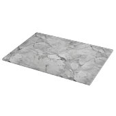 Planche À Découper Elégant Gris "Regal Stone Vein" Marbre Texture Dec (Coin)