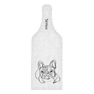 Planche À Découper Élégant minimaliste Bulldog