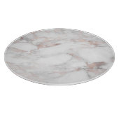 Planche À Découper Elégant Modèle à la mode Marbre Or Rose blanche (Coin)