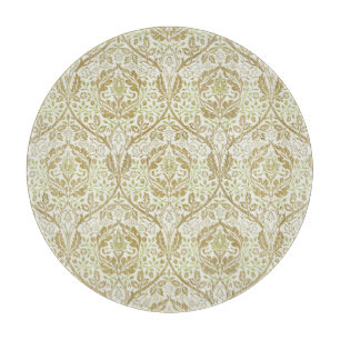 Planche À Découper Élégant modèle or floral