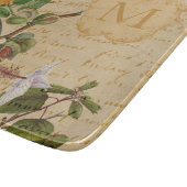 Planche À Découper Élégant Monogramme Toucan (Coin)
