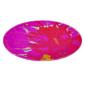 Planche À Découper Élégant Motif Abstrait rose (Coin)