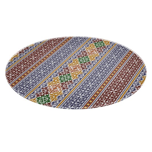 Planche À Découper élégant motif ethnique (Coin)