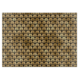 Planche À Découper Élégant noir et or Art Déco vintage des années 192