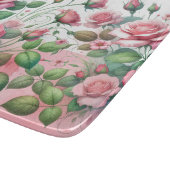Planche À Découper Elégant Rose Garden (Coin)