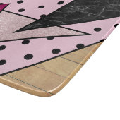 Planche À Découper Elégant rose géométrique parties scintillant en or (Coin)