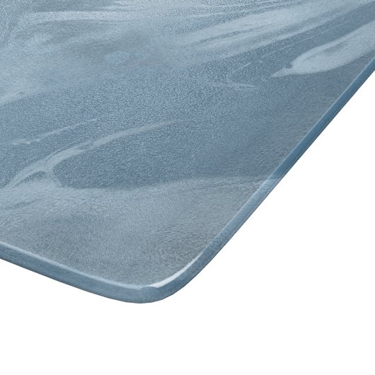 Planche À Découper Élégant style moderne, marbre bleu bébé (Coin)